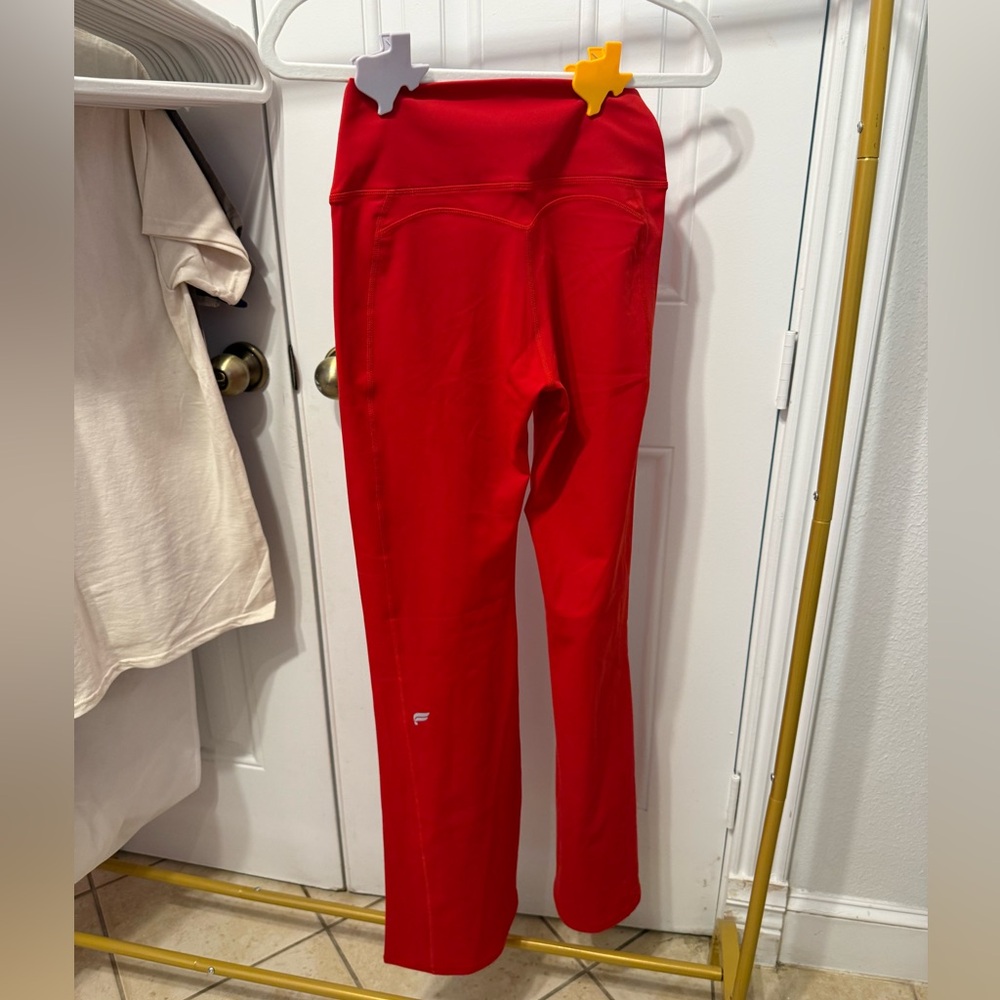Fabletics Bold Red Leggings - Picture 2 of 3